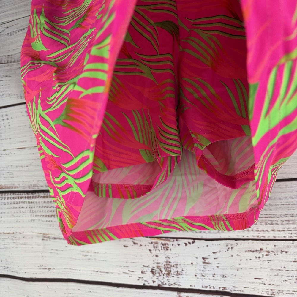 Tzu Tzu Mia Skort - Maki Hot Pink Tropical UPF 50 - Sz Large - Golf MADE IN USA - Picture 4 of 8